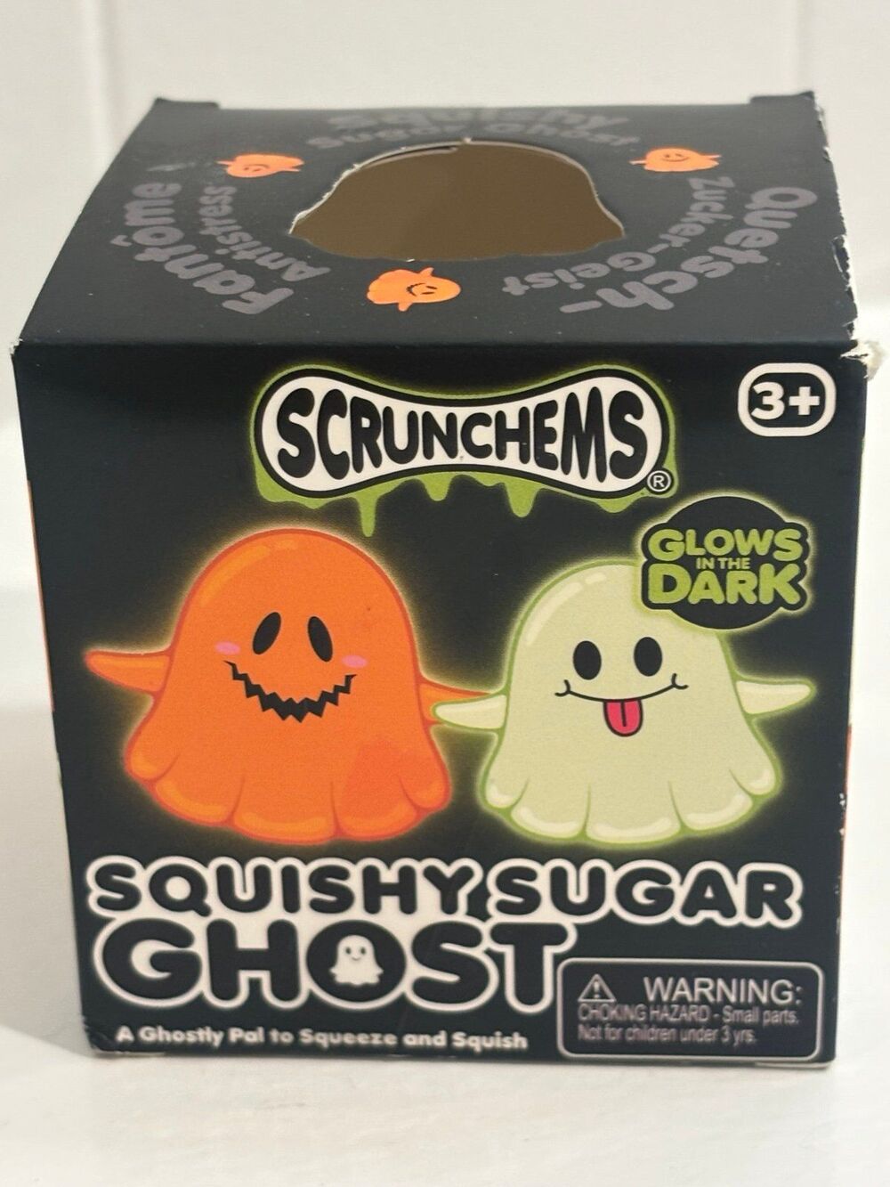 Scrunchems Glow Ghost White Brand New in Box viral squishy